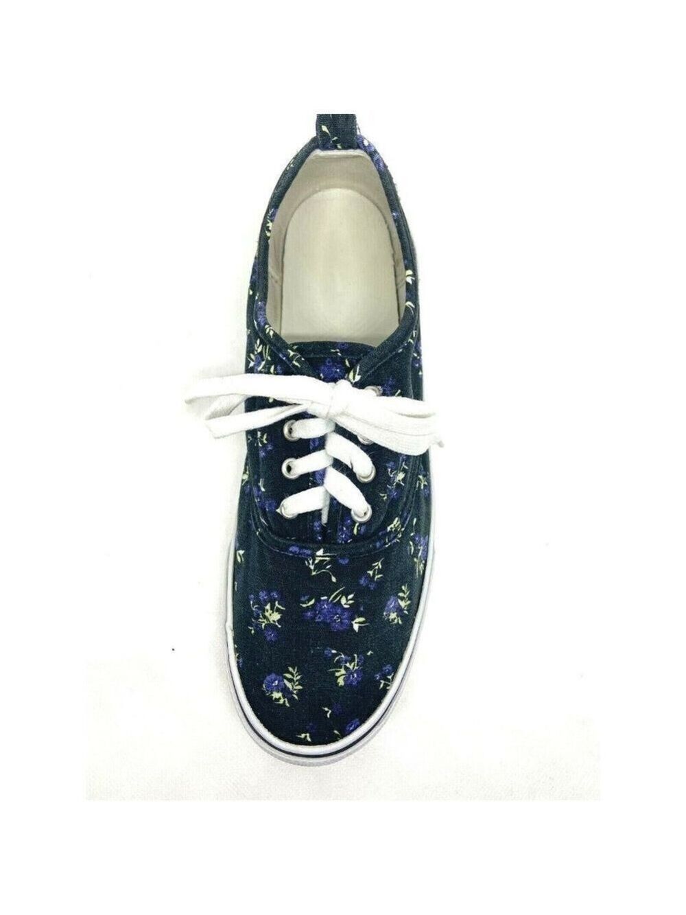 Divided H&M Floral Print Navy Sneakers US 8
